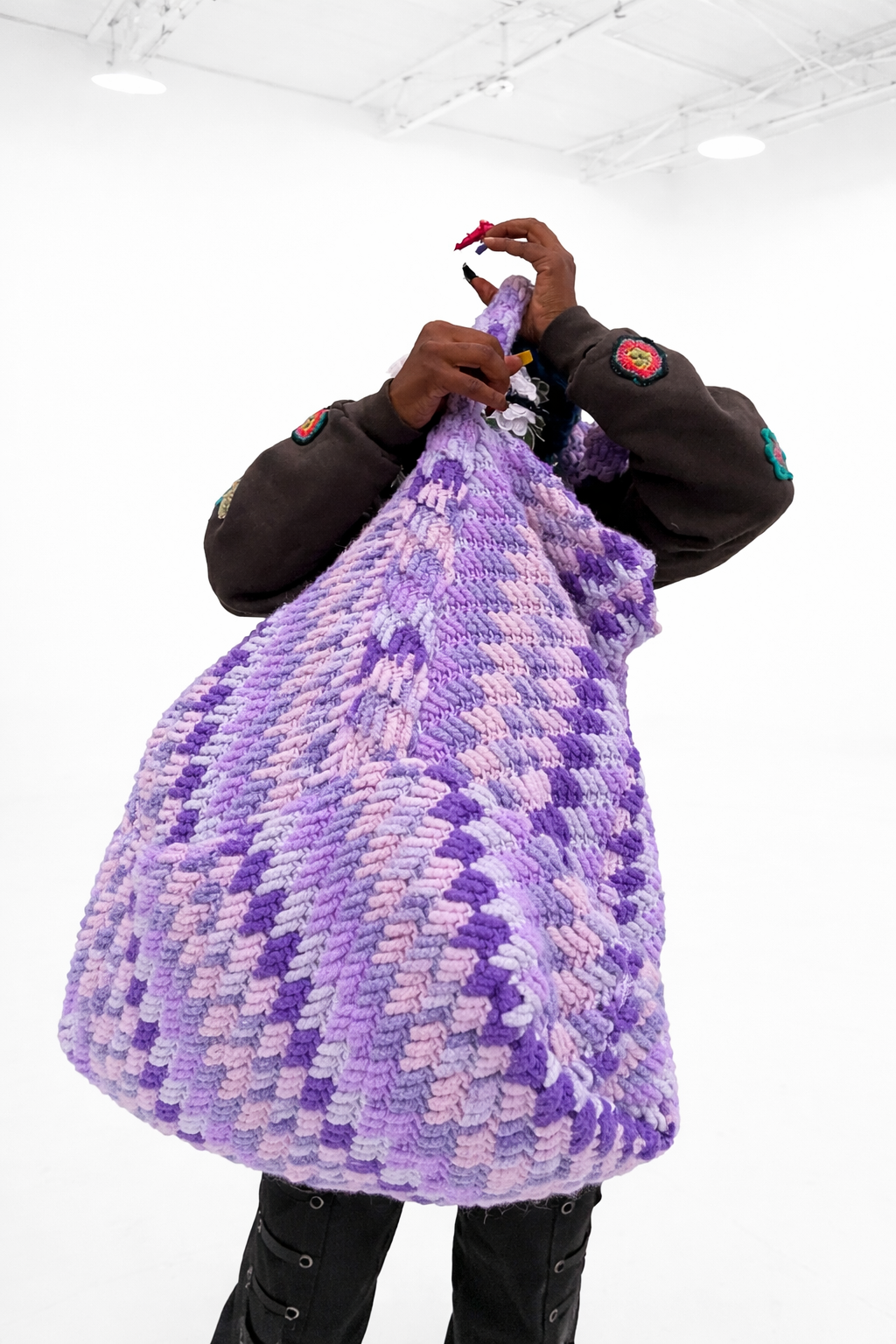 J. Massoth large Crochet bag(1 of 1)